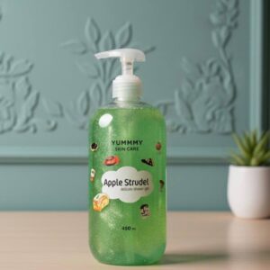 yummy skin care apple strudel delicate shower gel