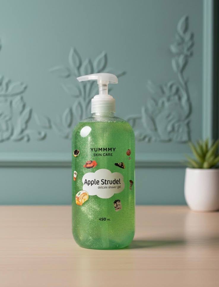 yummy skin care apple strudel delicate shower gel yummy skin care apple strudel delicate shower gel