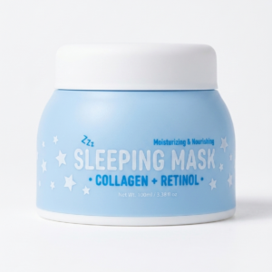 Ночная омолаживающая маска для лица с коллагеном и ретинолом (sleeping mask collagen + retinol), 100 мл