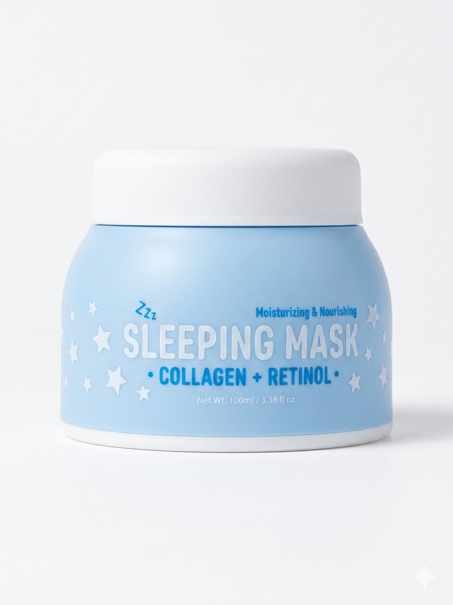 Ночная омолаживающая маска для лица с коллагеном и ретинолом (sleeping mask collagen + retinol), 100 мл Ночная омолаживающая маска для лица с коллагеном и ретинолом (sleeping mask collagen + retinol), 100 мл